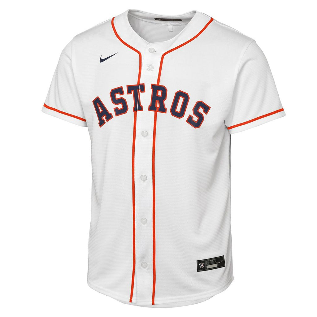 Jose Altuve Houston Astros Nike Youth Home Replica Player Jersey - White Official MLB Team Apparel Baseball Fan Gear