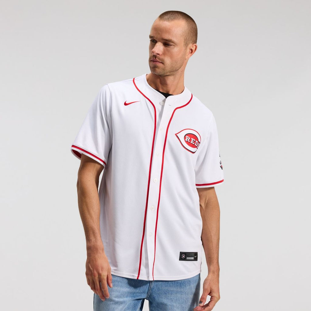 Cincinnati Reds Nike Home Limited Jersey - White Official MLB Team Apparel Baseball Fan Gear