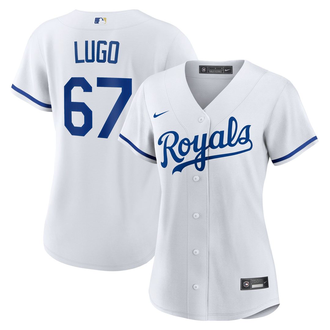 Seth Lugo Kansas City Royals Nike Women's Home Replica Jersey - White Official MLB Team Apparel Baseball Fan Gear