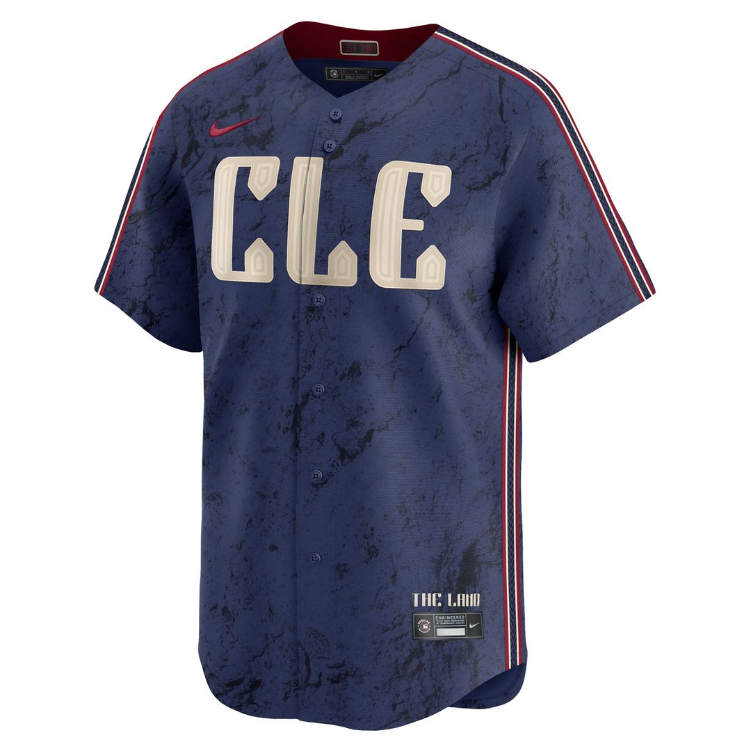 José Ramírez Cleveland Guardians Nike City Connect Limited Player Jersey - Navy Official MLB Team Apparel Baseball Fan Gear