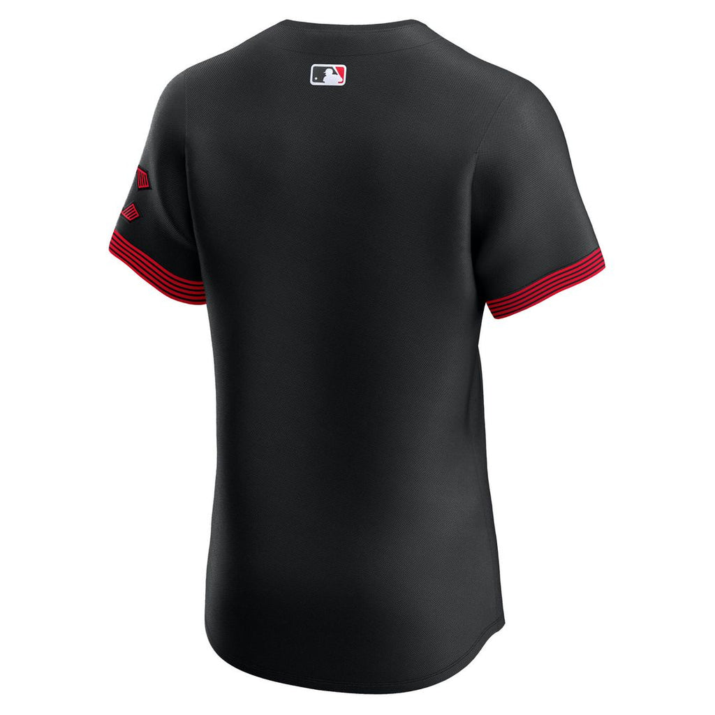 Cincinnati Reds Nike City Connect Elite Jersey - Black Official MLB Team Apparel Baseball Fan Gear