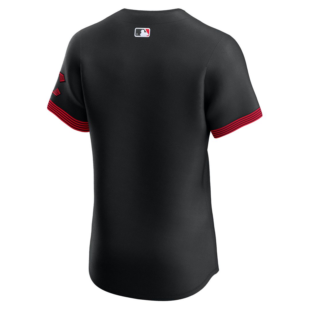 Cincinnati Reds Nike City Connect Elite Jersey - Black Official MLB Team Apparel Baseball Fan Gear