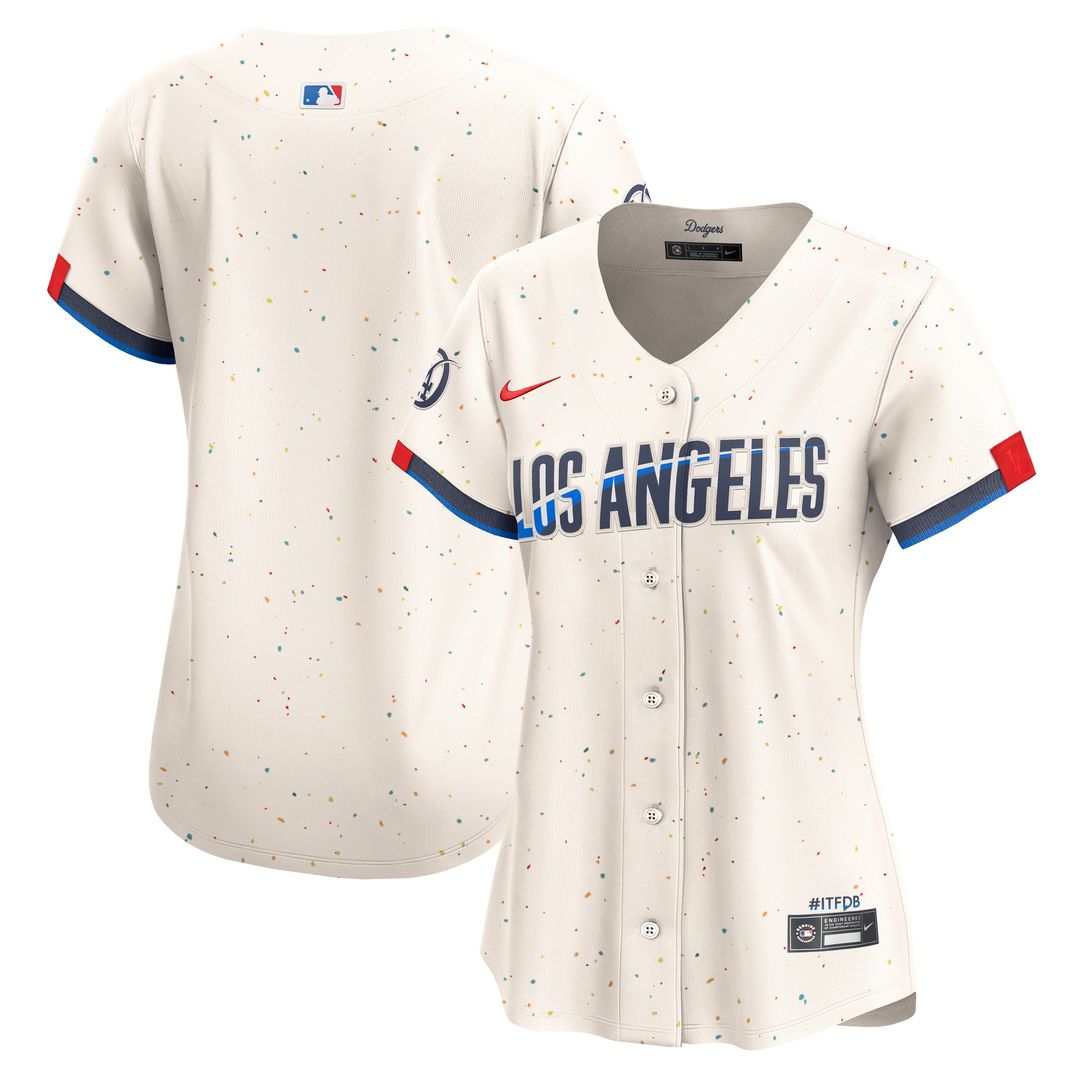 Los Angeles Dodgers Nike Women's City Connect Limited Jersey - Cream Official MLB Team Apparel Baseball Fan Gear