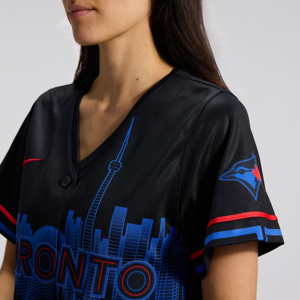 Vladimir Guerrero Jr. Toronto Blue Jays Nike Women's 2024 City Connect Limited Player Jersey - Navy Official MLB Team Apparel Baseball Fan Gear