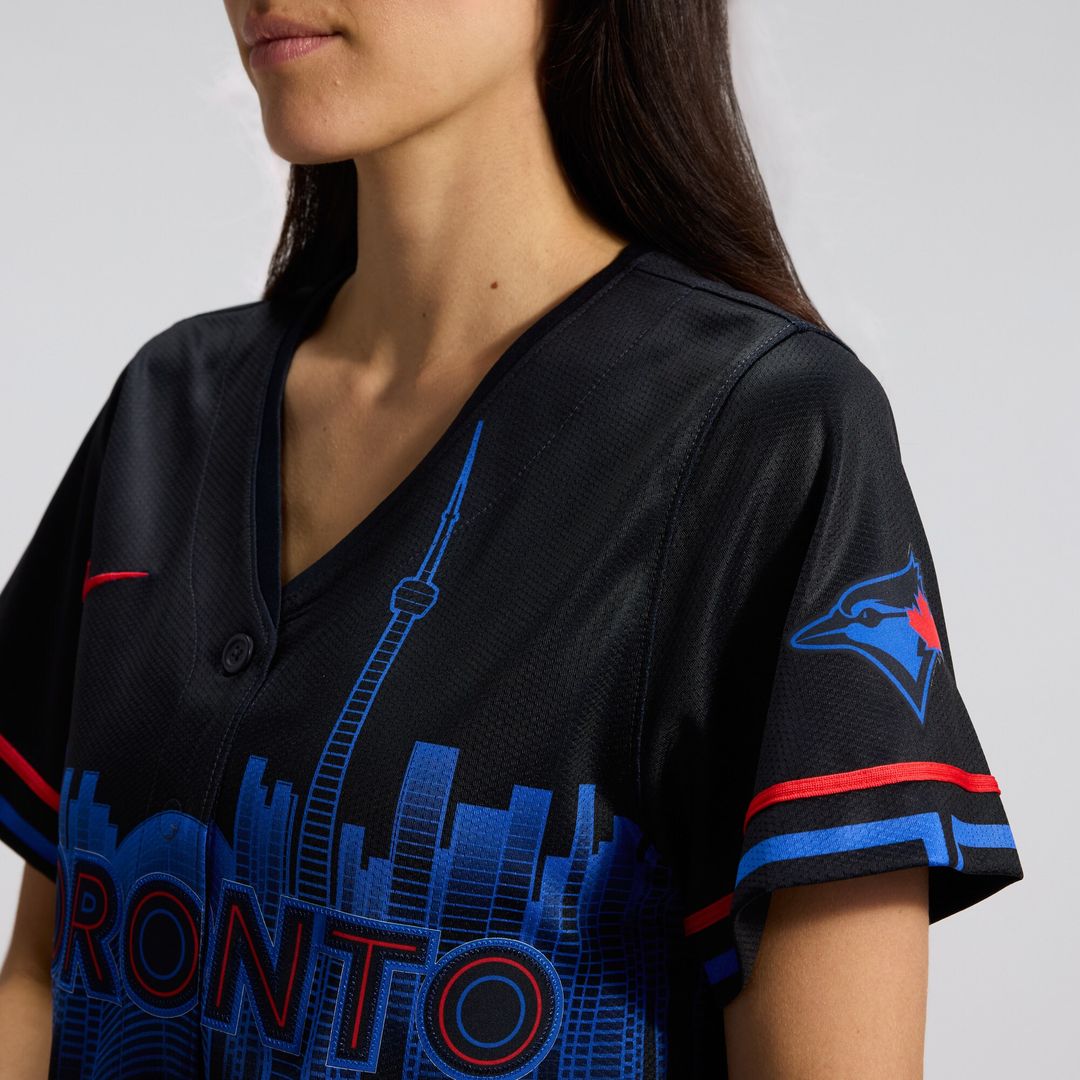 Vladimir Guerrero Jr. Toronto Blue Jays Nike Women's 2024 City Connect Limited Player Jersey - Navy Official MLB Team Apparel Baseball Fan Gear