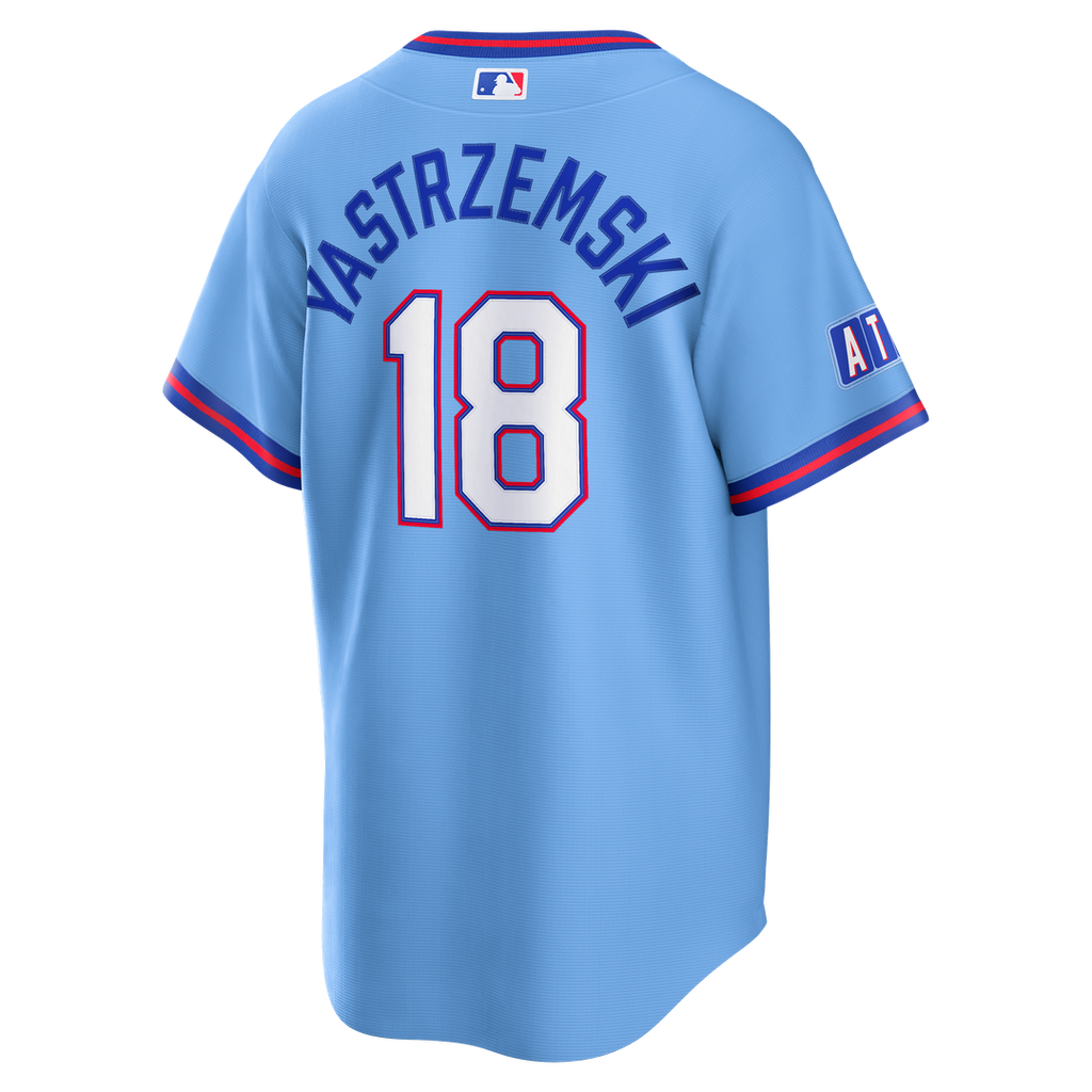 Mike Yastrzemski Atlanta Braves Nike 2026 City Connect Stadium Jersey - Powder Blue Official MLB Team Apparel Baseball Fan Gear