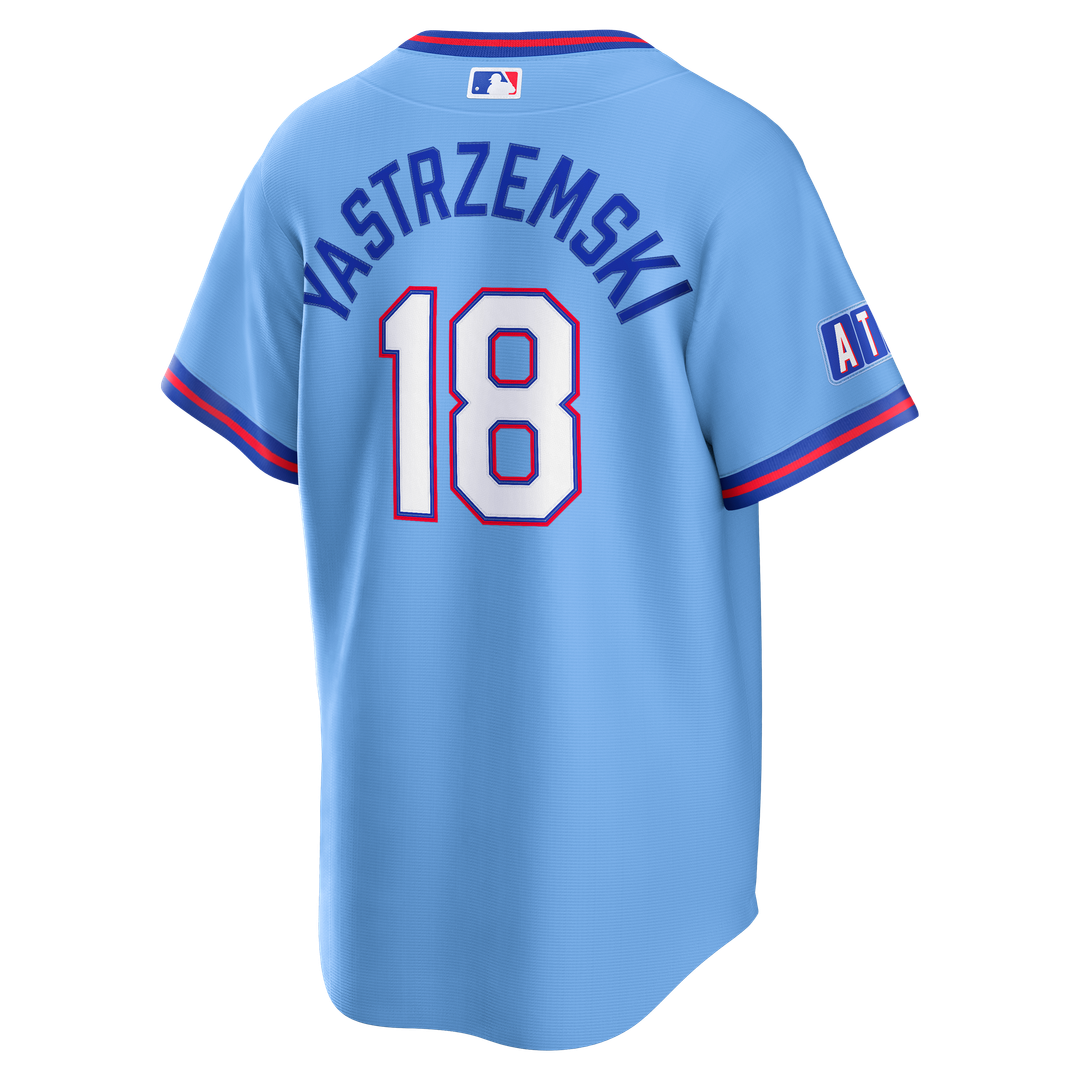 Mike Yastrzemski Atlanta Braves Nike 2026 City Connect Stadium Jersey - Powder Blue Official MLB Team Apparel Baseball Fan Gear