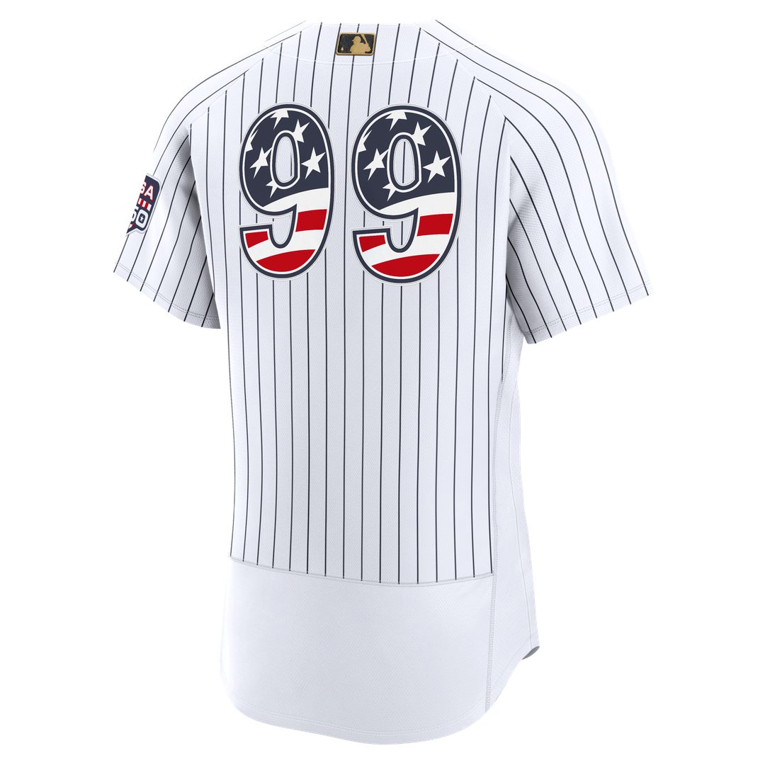 Aaron Judge New York Yankees Nike USA 250 Fourth of July Home Authentic Jersey - White Official MLB Team Apparel Baseball Fan Gear