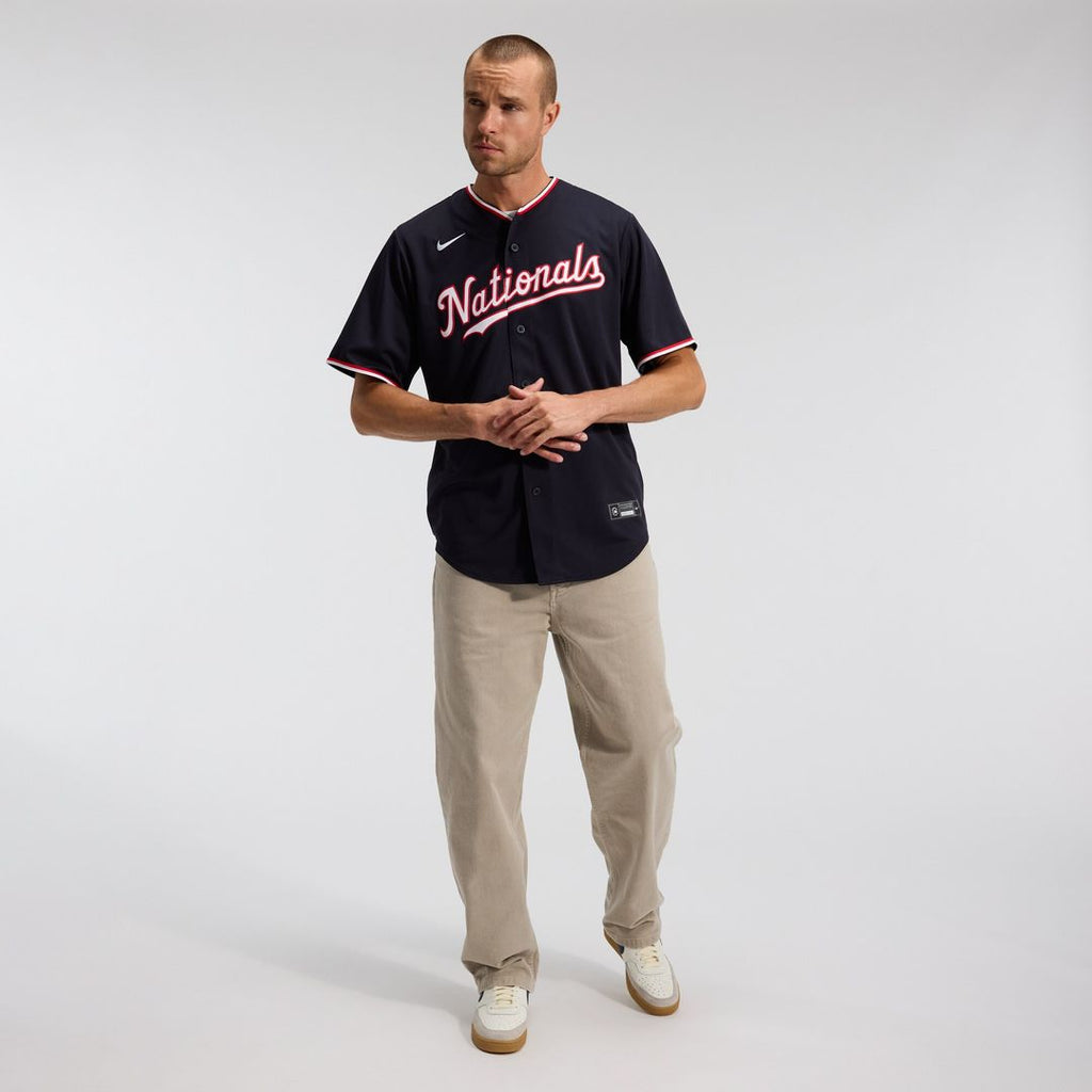 Dylan Crews Washington Nationals Nike Alternate Replica Jersey - Navy Official MLB Team Apparel Baseball Fan Gear