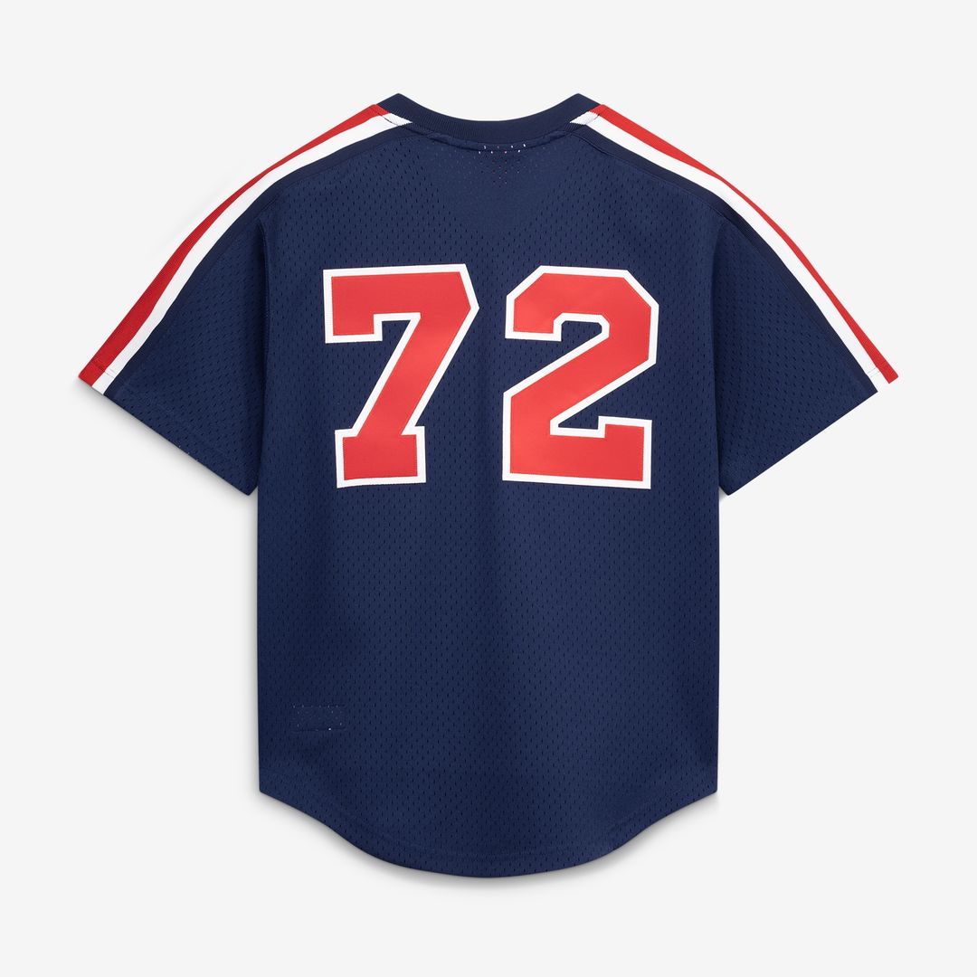 Carlton Fisk Chicago White Sox Mitchell & Ness Authentic Batting Practice Jersey - Navy Official MLB Team Apparel Baseball Fan Gear
