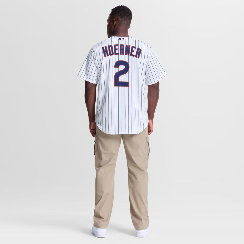 Nico Hoerner Chicago Cubs Nike Home Replica Jersey - White Official MLB Team Apparel Baseball Fan Gear