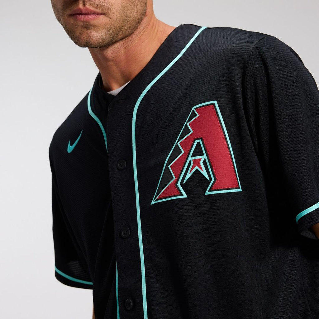 Corbin Carroll Arizona Diamondbacks Nike Alternate Replica Jersey - Black Official MLB Team Apparel Baseball Fan Gear