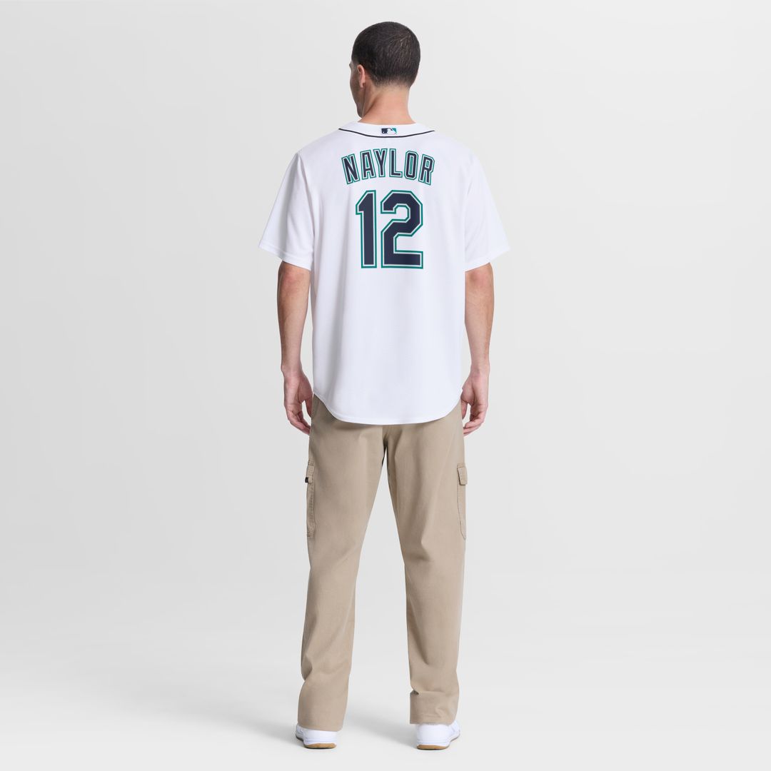 Josh Naylor Seattle Mariners Nike Home Replica Jersey - White Official MLB Team Apparel Baseball Fan Gear