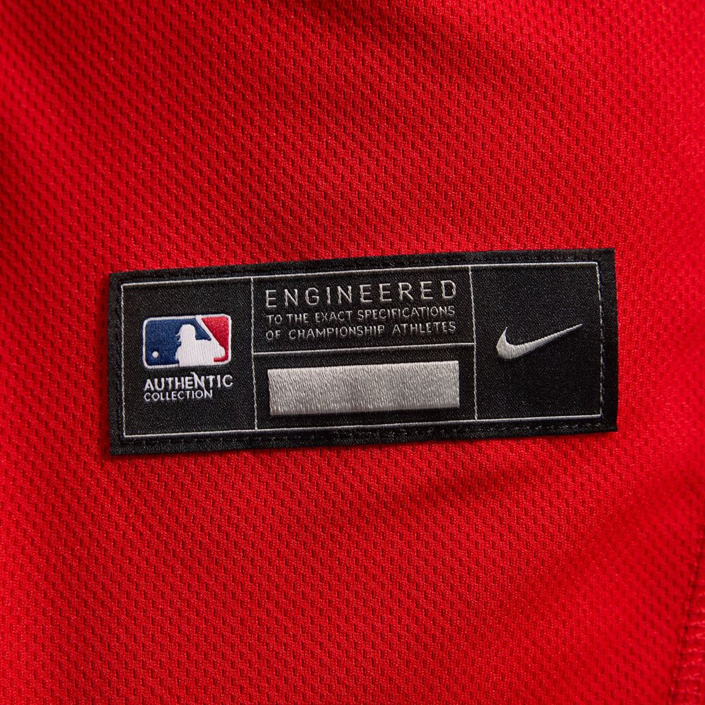 Cincinnati Reds Nike Alternate Authentic Team Logo Jersey - Scarlet Official MLB Team Apparel Baseball Fan Gear