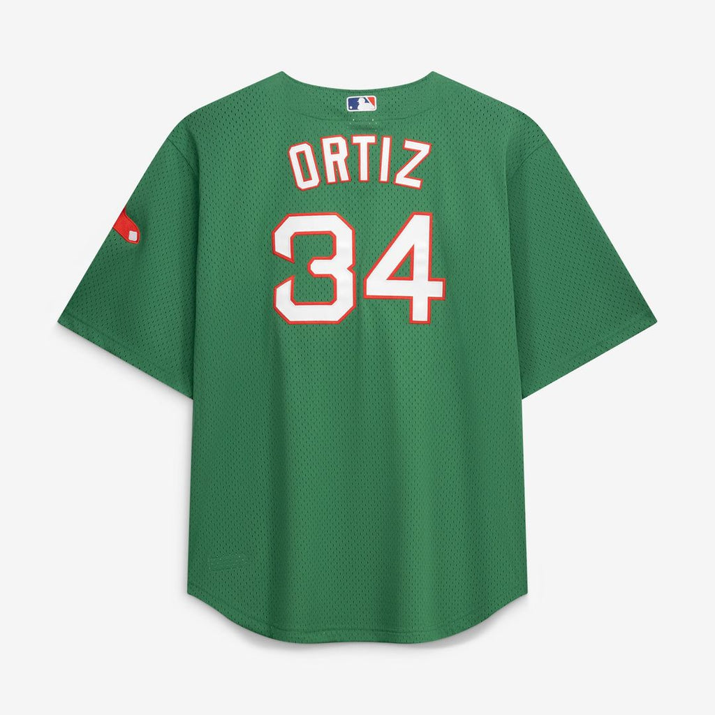 David Ortiz Boston Red Sox Mitchell & Ness Big & Tall Cooperstown Mesh Batting Practice Jersey - Red Official MLB Team Apparel Baseball Fan Gear