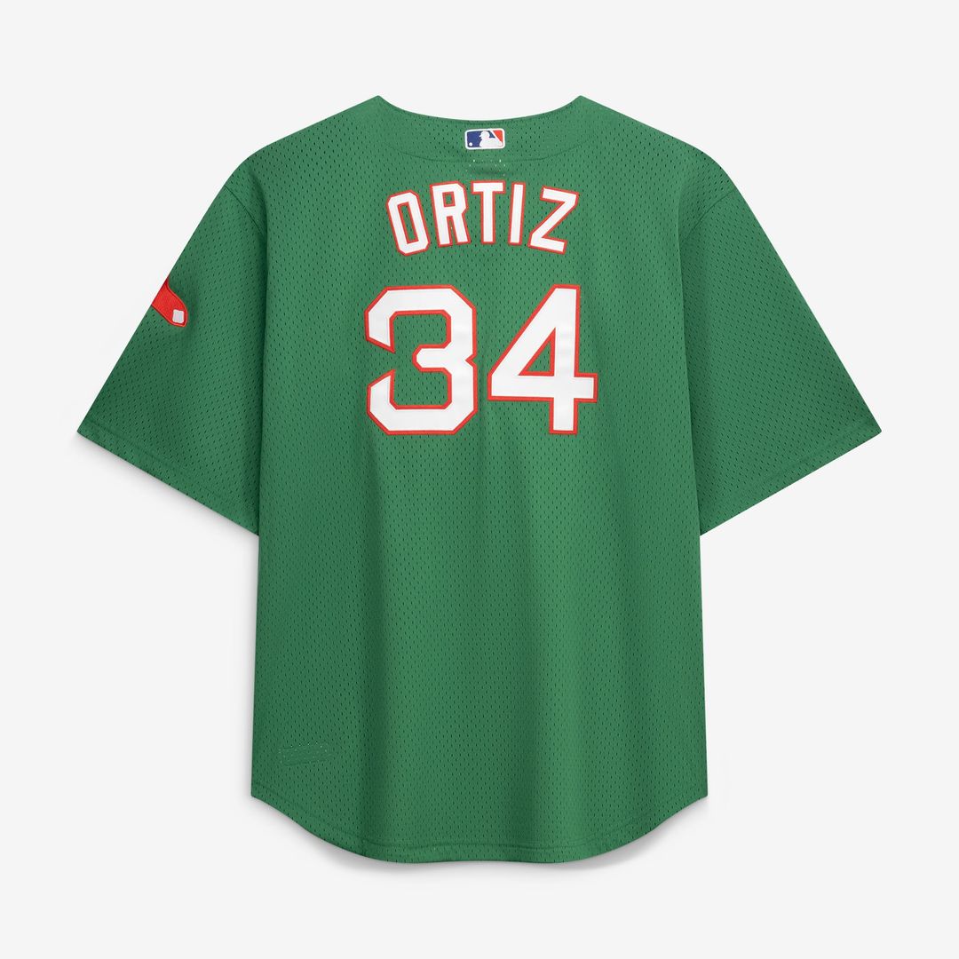 David Ortiz Boston Red Sox Mitchell & Ness Big & Tall Cooperstown Mesh Batting Practice Jersey - Red Official MLB Team Apparel Baseball Fan Gear