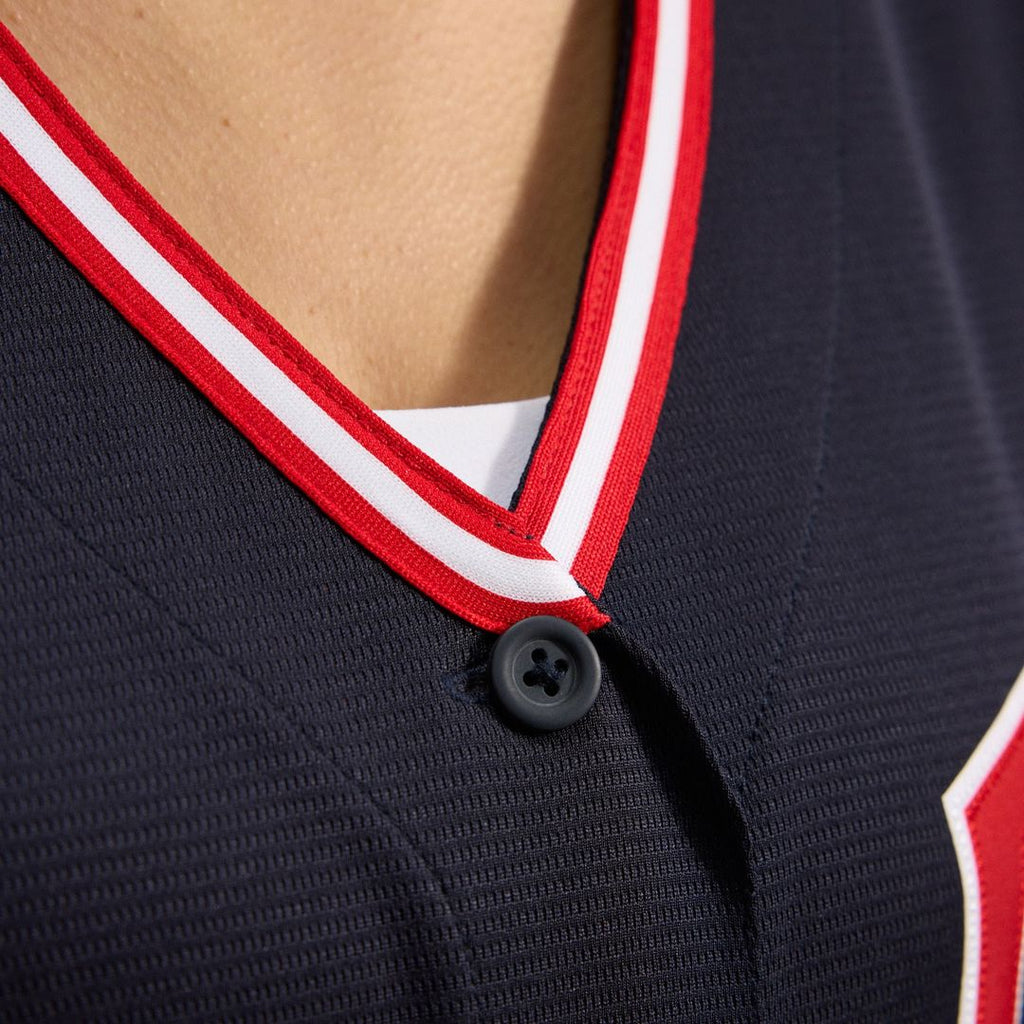 Cleveland Guardians Nike Women's Alternate Replica Jersey - Navy Official MLB Team Apparel Baseball Fan Gear