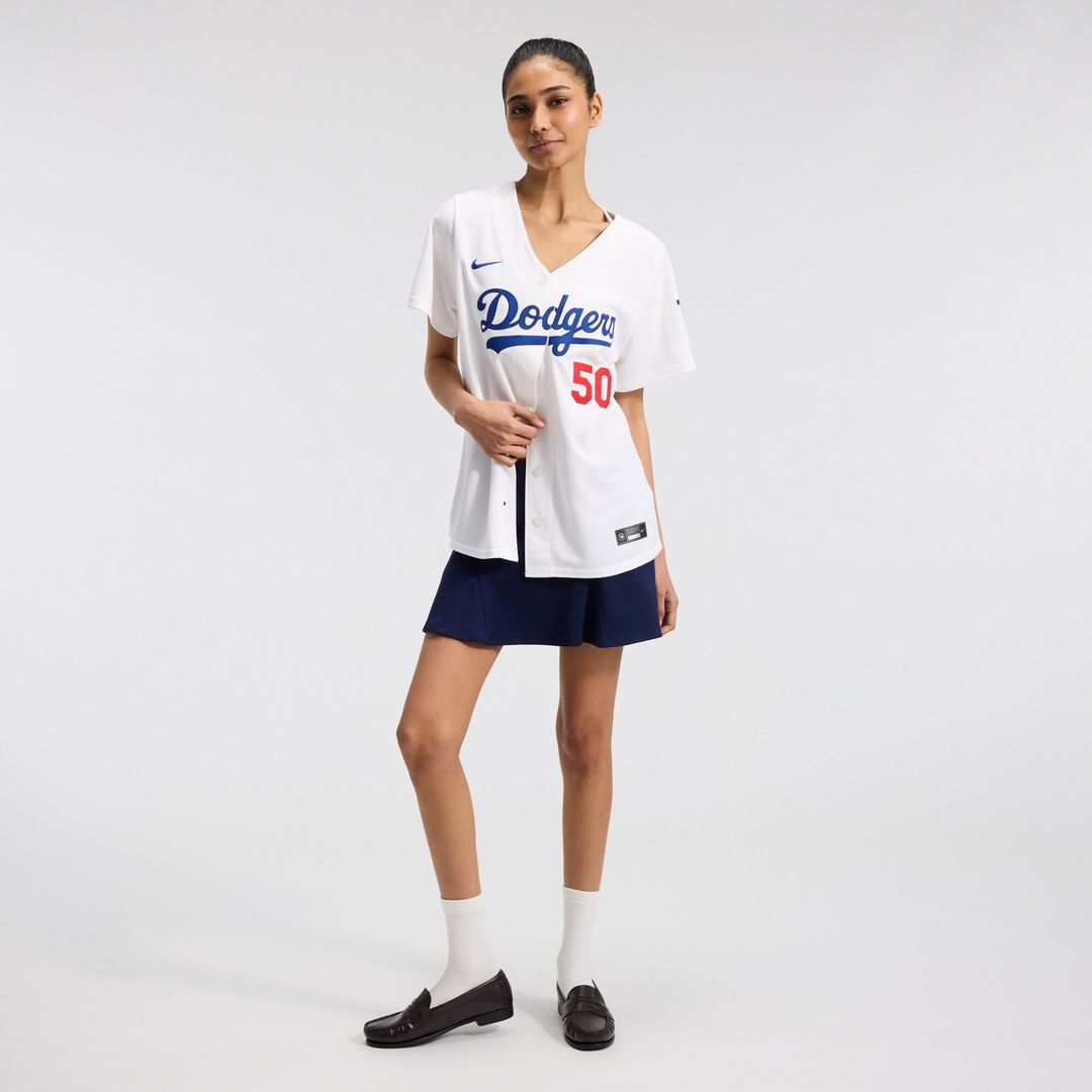 Mookie Betts Los Angeles Dodgers Nike Women's Home Stadium Jersey - White Official MLB Team Apparel Baseball Fan Gear