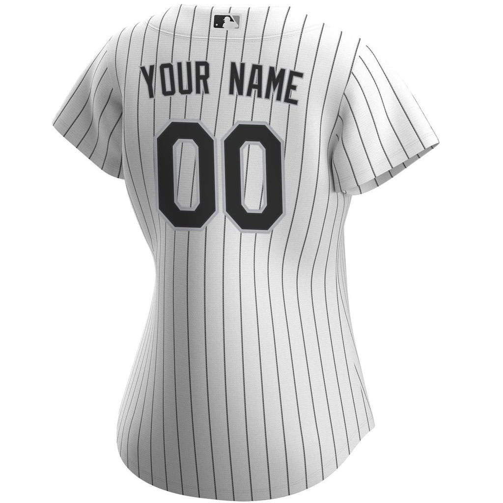 Chicago White Sox Nike Women's Home Replica Custom Jersey - White Official MLB Team Apparel Baseball Fan Gear