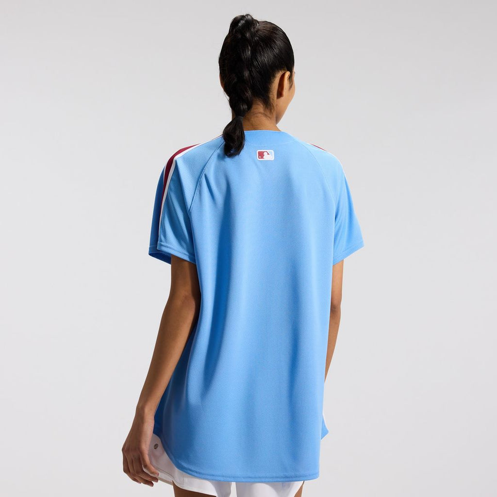 Philadelphia Phillies Nike Women's Alternate Limited Jersey - Light Blue Official MLB Team Apparel Baseball Fan Gear