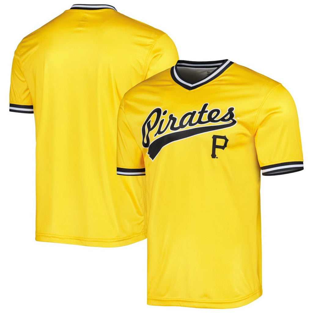 Pittsburgh Pirates Stitches Cooperstown Collection Team Jersey - Gold Official MLB Team Apparel Baseball Fan Gear