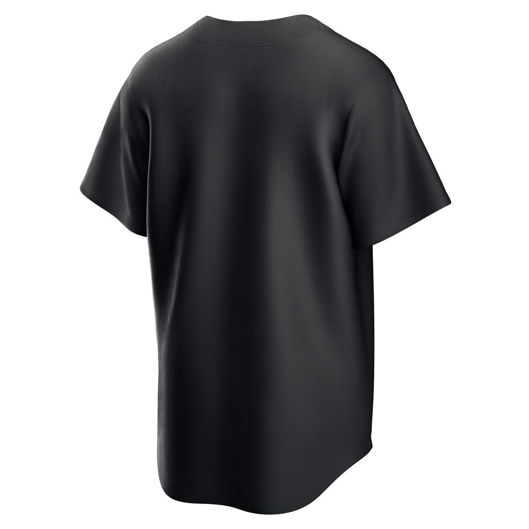 Cleveland Guardians Nike Replica Jersey - Black Official MLB Team Apparel Baseball Fan Gear