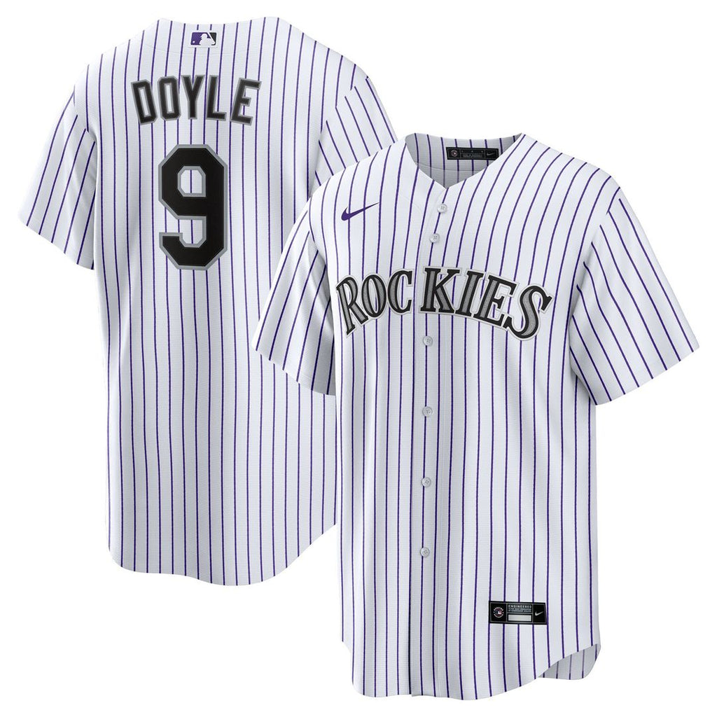 Brenton Doyle Colorado Rockies Nike Youth Home Replica Jersey - White Official MLB Team Apparel Baseball Fan Gear