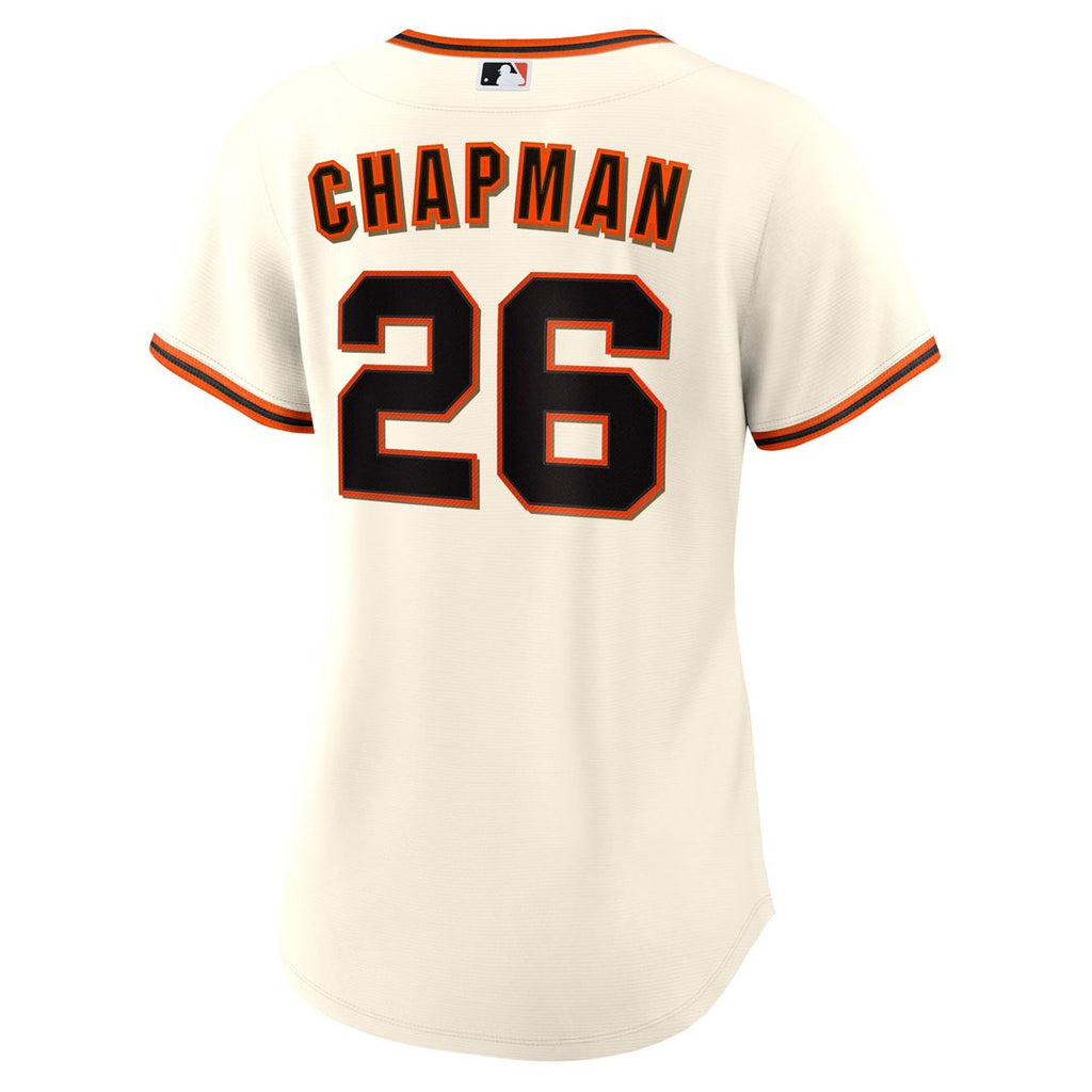 Matt Chapman San Francisco Giants Nike Women's Home Replica Jersey - Cream Official MLB Team Apparel Baseball Fan Gear
