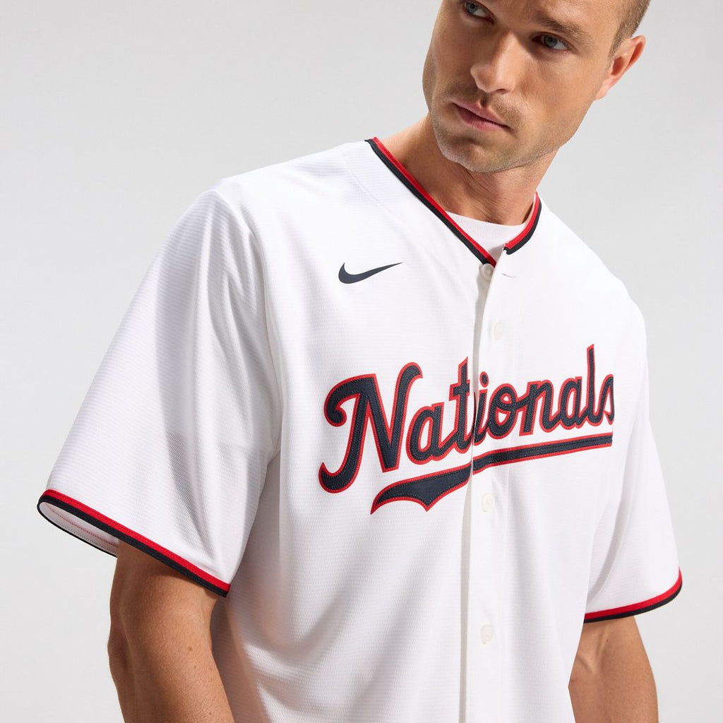 CJ Abrams Washington Nationals Nike Home Replica Jersey - White Official MLB Team Apparel Baseball Fan Gear