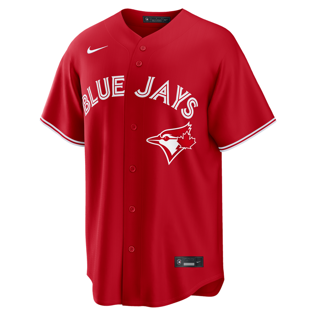 Vladimir Guerrero Jr. Toronto Blue Jays Nike Canada Day Replica Jersey - Red Official MLB Team Apparel Baseball Fan Gear