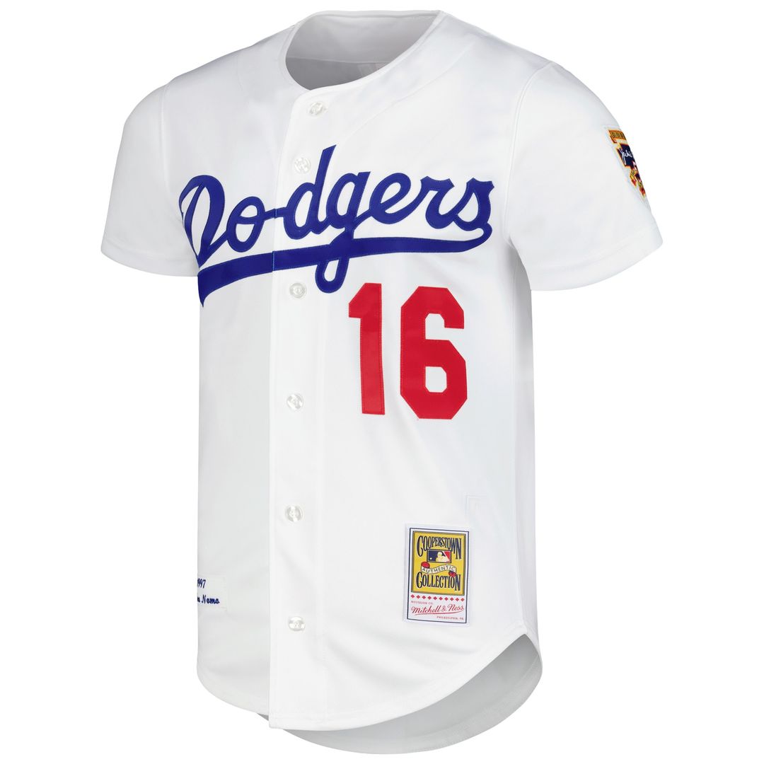 Hideo Nomo Los Angeles Dodgers Mitchell & Ness Cooperstown Collection Authentic Jersey - White Official MLB Team Apparel Baseball Fan Gear