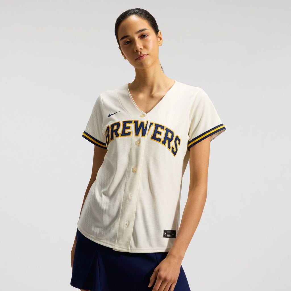 Sal Frelick Milwaukee Brewers Nike Women's Home Replica Jersey - Cream Official MLB Team Apparel Baseball Fan Gear