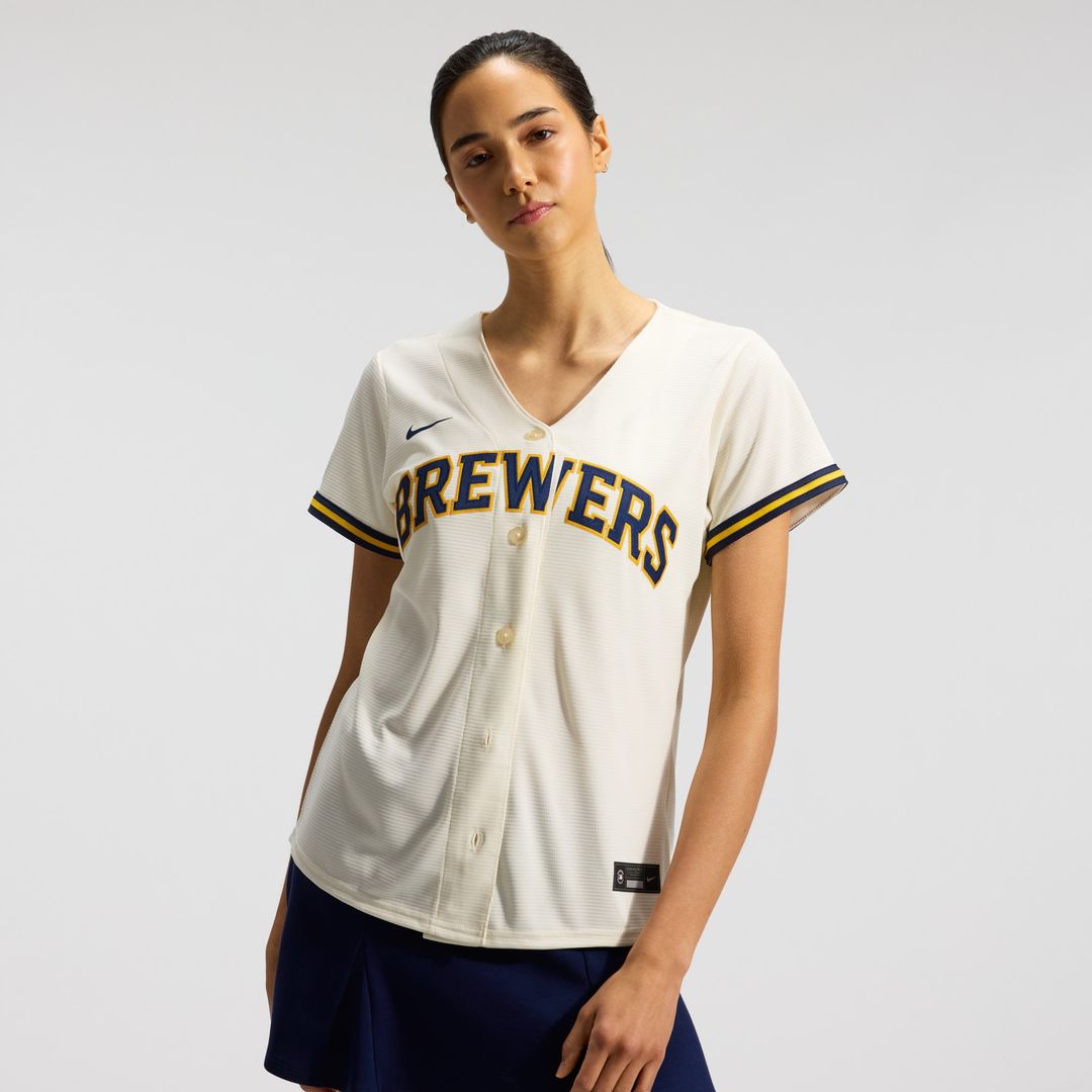 Sal Frelick Milwaukee Brewers Nike Women's Home Replica Jersey - Cream Official MLB Team Apparel Baseball Fan Gear