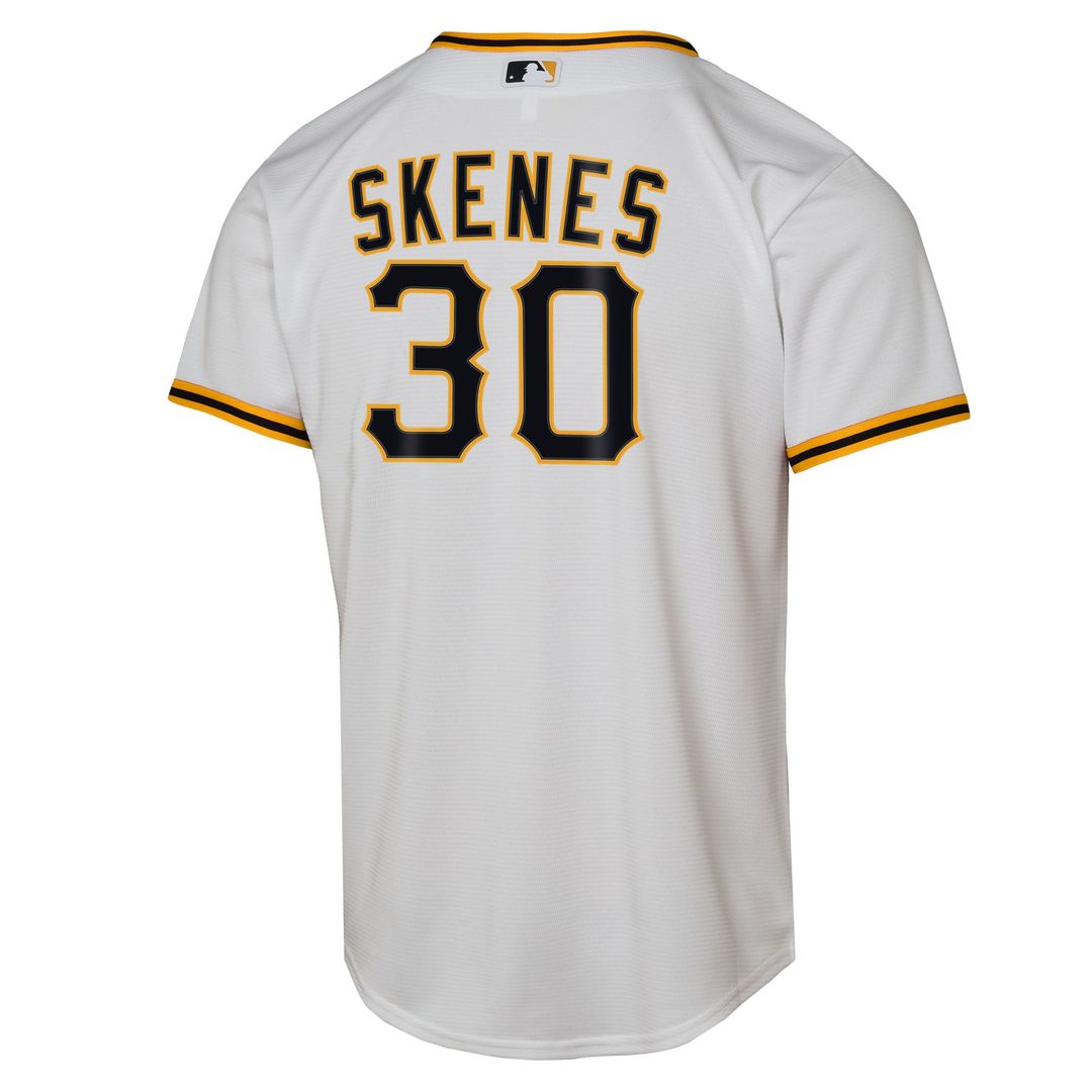 Paul Skenes Pittsburgh Pirates Nike Youth Home Replica Player Jersey - White Official MLB Team Apparel Baseball Fan Gear