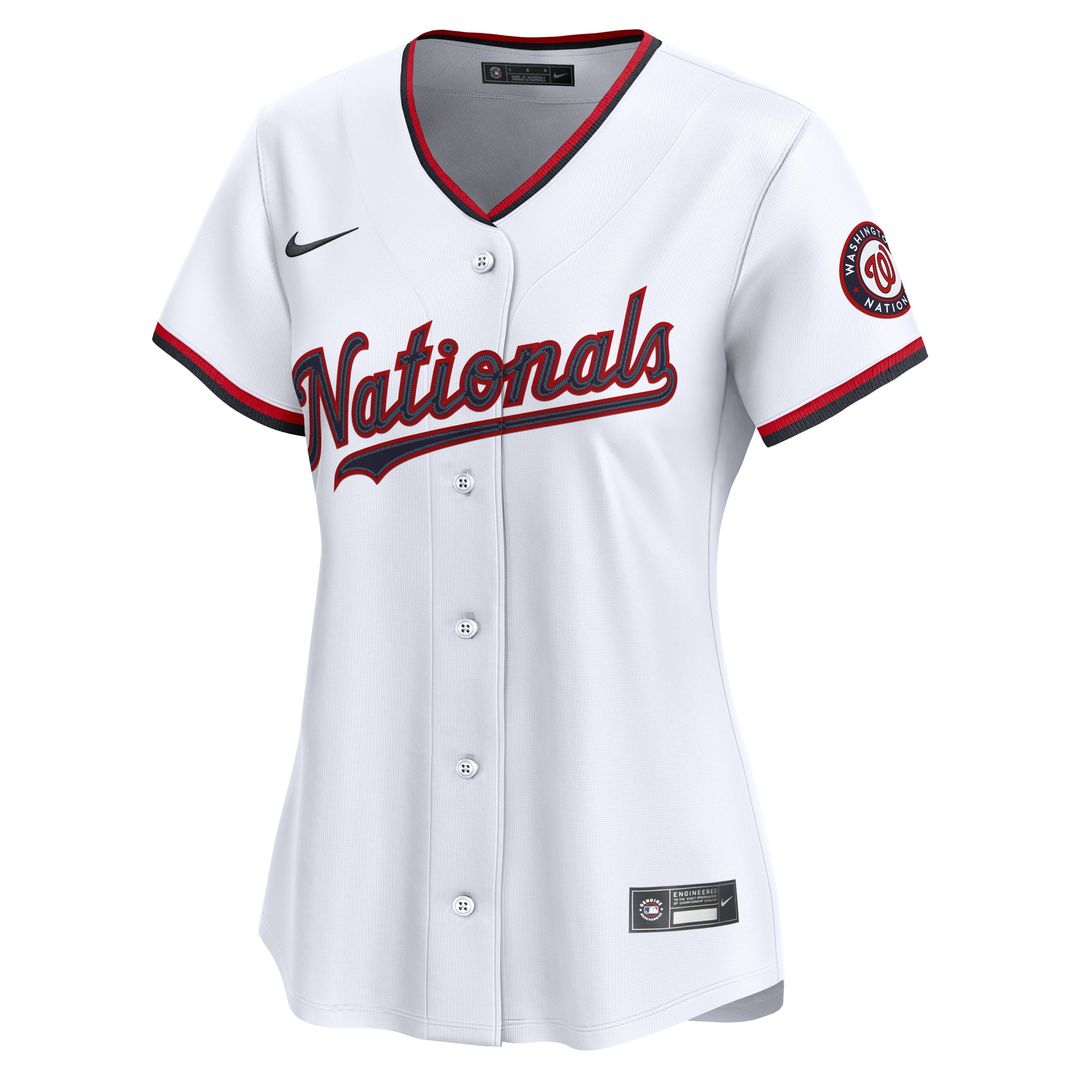 Washington Nationals Nike Women's Home Limited Jersey - White Official MLB Team Apparel Baseball Fan Gear
