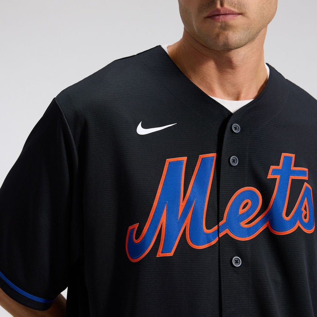 Starling Marte New York Mets Nike Alternate Replica Jersey - Black Official MLB Team Apparel Baseball Fan Gear