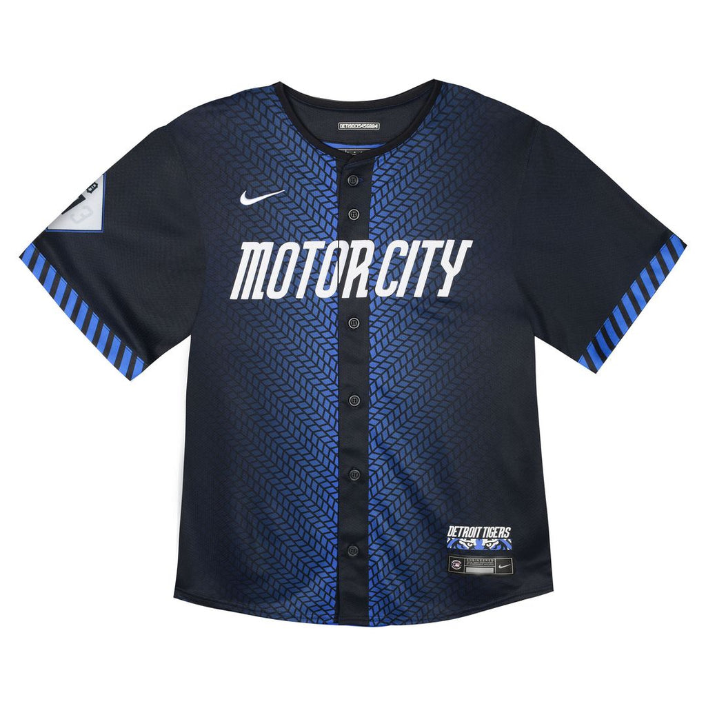 Javier Baez Detroit Tigers Nike Toddler 2024 City Connect Limited Jersey - Navy Official MLB Team Apparel Baseball Fan Gear