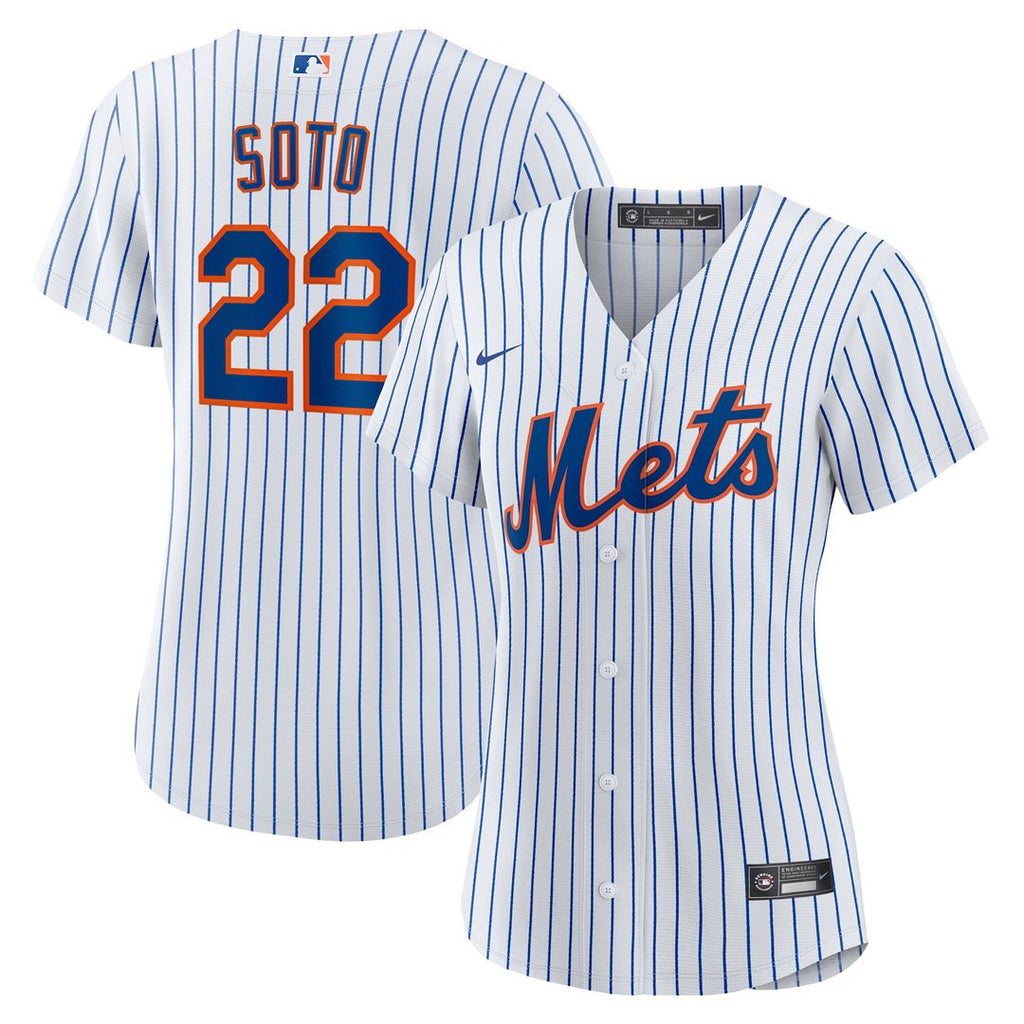 Juan Soto New York Mets Nike Women's Home Replica Player Jersey - White Official MLB Team Apparel Baseball Fan Gear