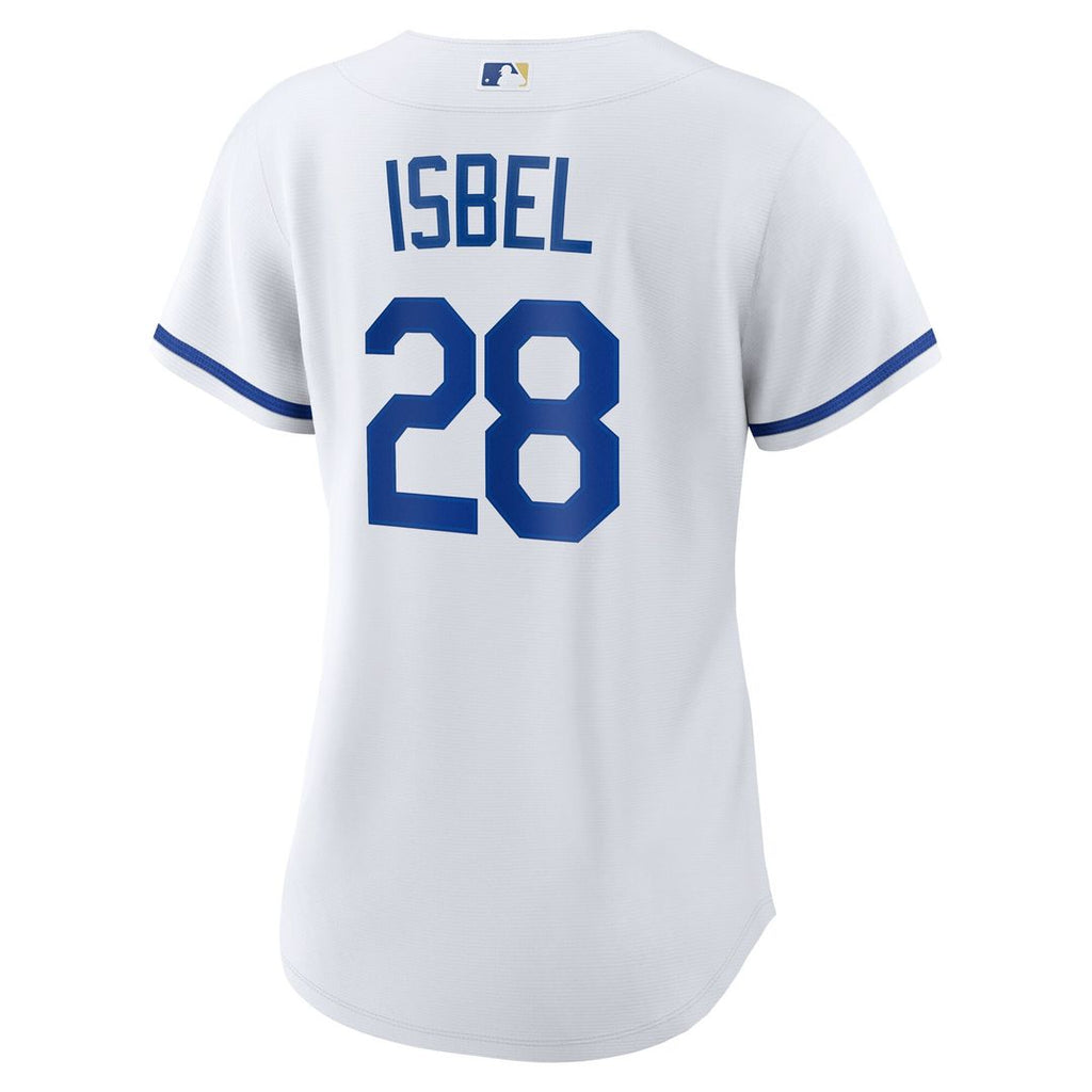 Kyle Isbel Kansas City Royals Nike Women's Home Replica Jersey - White Official MLB Team Apparel Baseball Fan Gear