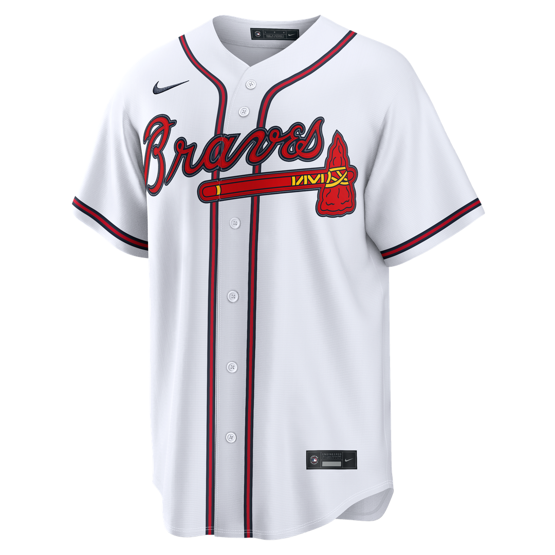 Grant Holmes Atlanta Braves Nike Home Replica Jersey - White Official MLB Team Apparel Baseball Fan Gear