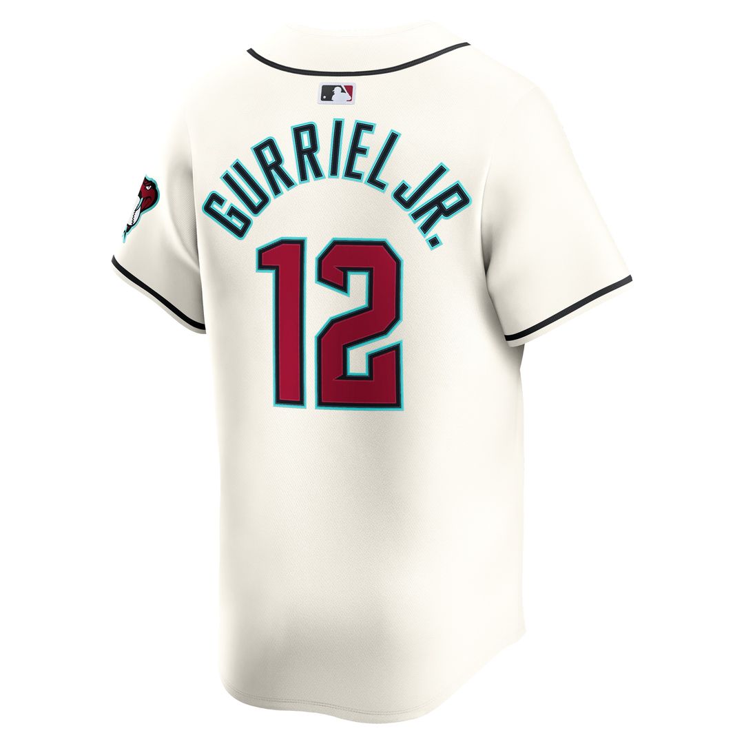Lourdes Gurriel Jr. Arizona Diamondbacks Nike Home Limited Player Jersey - Cream Official MLB Team Apparel Baseball Fan Gear