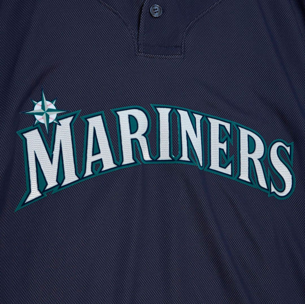 Ichiro Suzuki Seattle Mariners Mitchell & Ness Big & Tall Cooperstown Mesh Batting Practice Jersey - Navy Official MLB Team Apparel Baseball Fan Gear