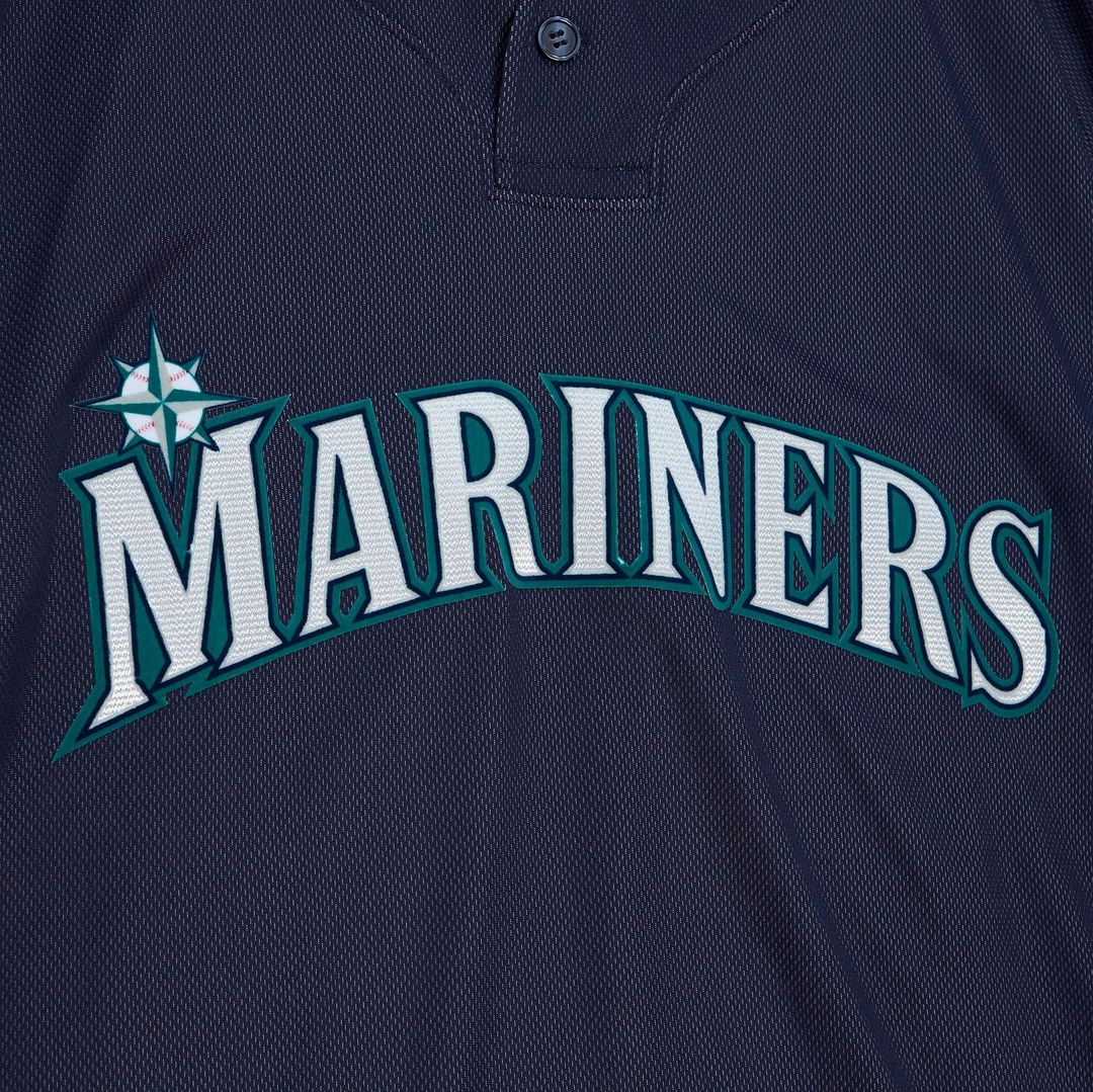 Ichiro Suzuki Seattle Mariners Mitchell & Ness Big & Tall Cooperstown Mesh Batting Practice Jersey - Navy Official MLB Team Apparel Baseball Fan Gear