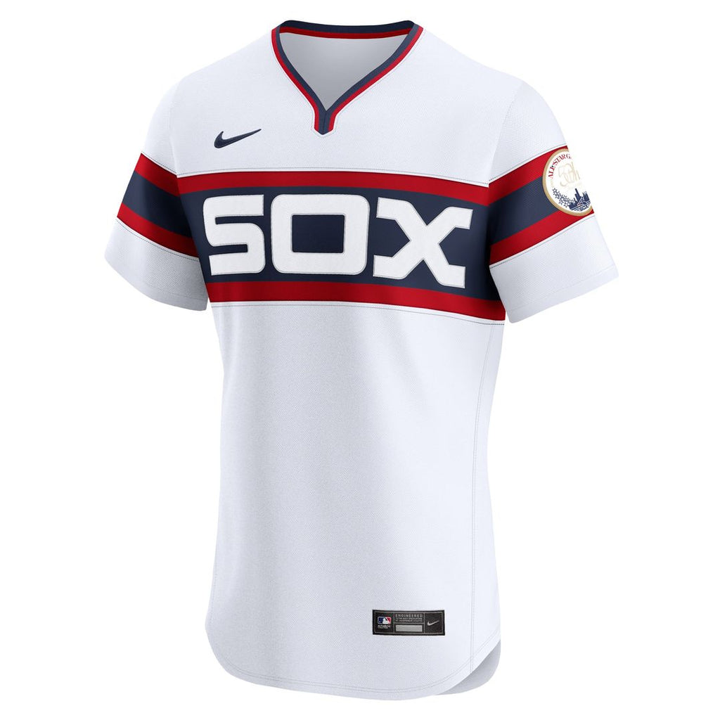 Chicago White Sox Nike Alternate Vapor Premier Elite Patch Jersey - White Official MLB Team Apparel Baseball Fan Gear