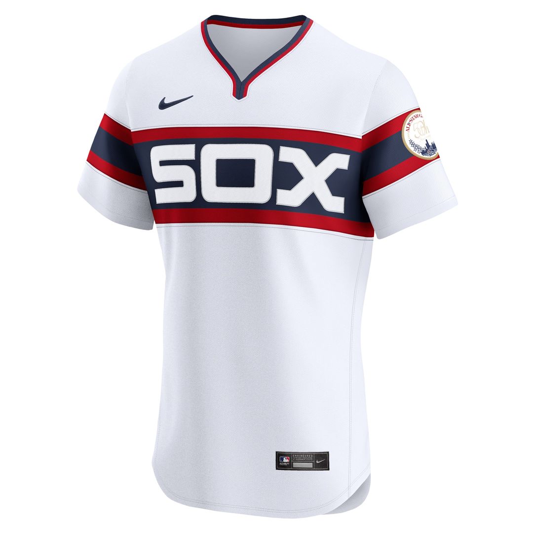 Chicago White Sox Nike Alternate Vapor Premier Elite Patch Jersey - White Official MLB Team Apparel Baseball Fan Gear