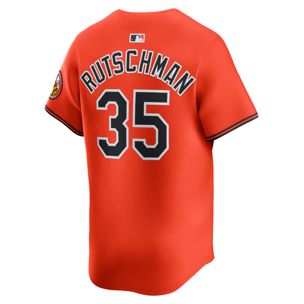 Adley Rutschman Baltimore Orioles Nike 2nd Alternate Limited Player Jersey - Orange Official MLB Team Apparel Baseball Fan Gear