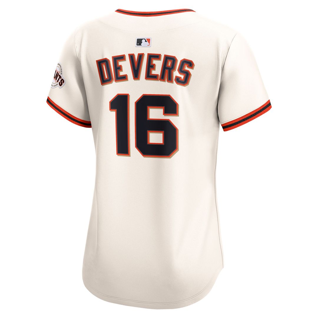 Rafael Devers San Francisco Giants Nike Women's Home Limited Player Jersey - Cream Official MLB Team Apparel Baseball Fan Gear