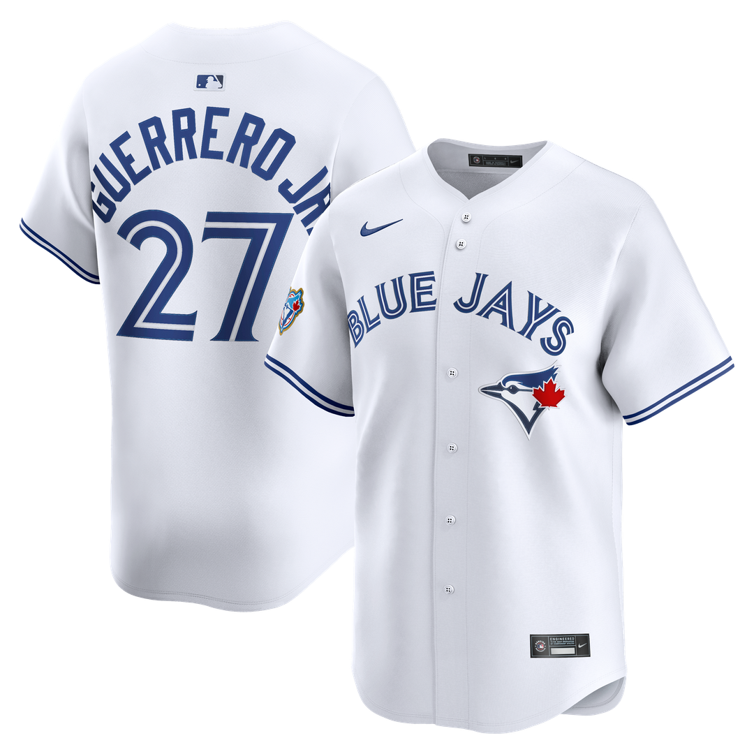 Vladimir Guerrero Jr. Toronto Blue Jays Nike Home Limited Jersey - White Official MLB Team Apparel Baseball Fan Gear