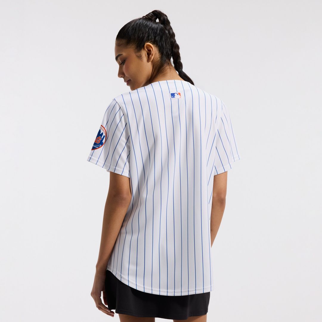 New York Mets Nike Women's Home Limited Jersey - White Official MLB Team Apparel Baseball Fan Gear