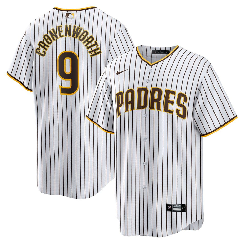 Jake Cronenworth San Diego Padres Nike Home Replica Jersey - White Official MLB Team Apparel Baseball Fan Gear